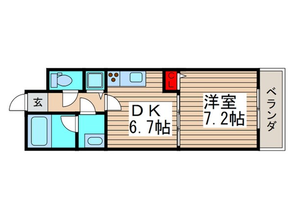 ＩＳＩＩビルの物件間取画像